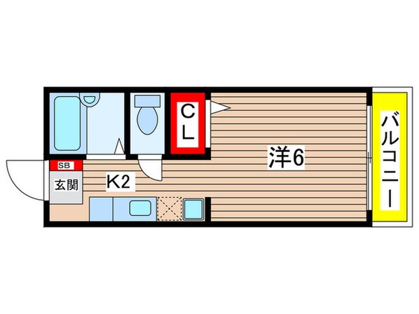 エーデルハイムオカモトの物件間取画像